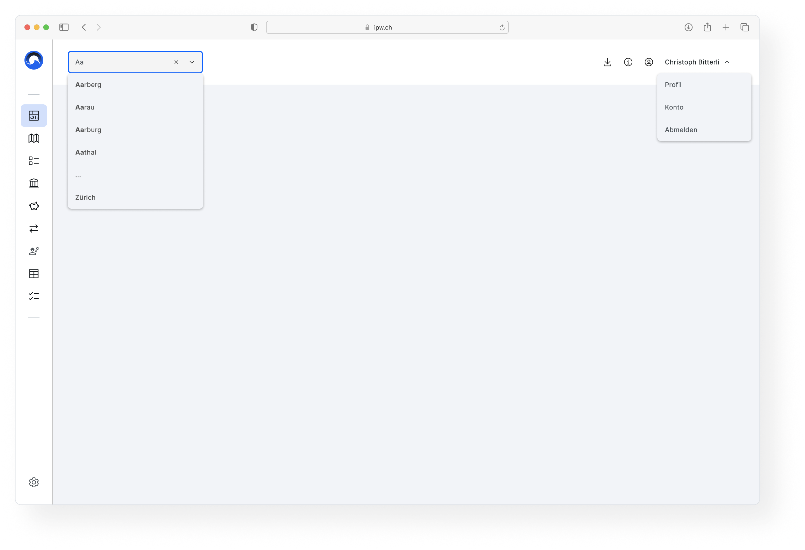Sidebar links compact